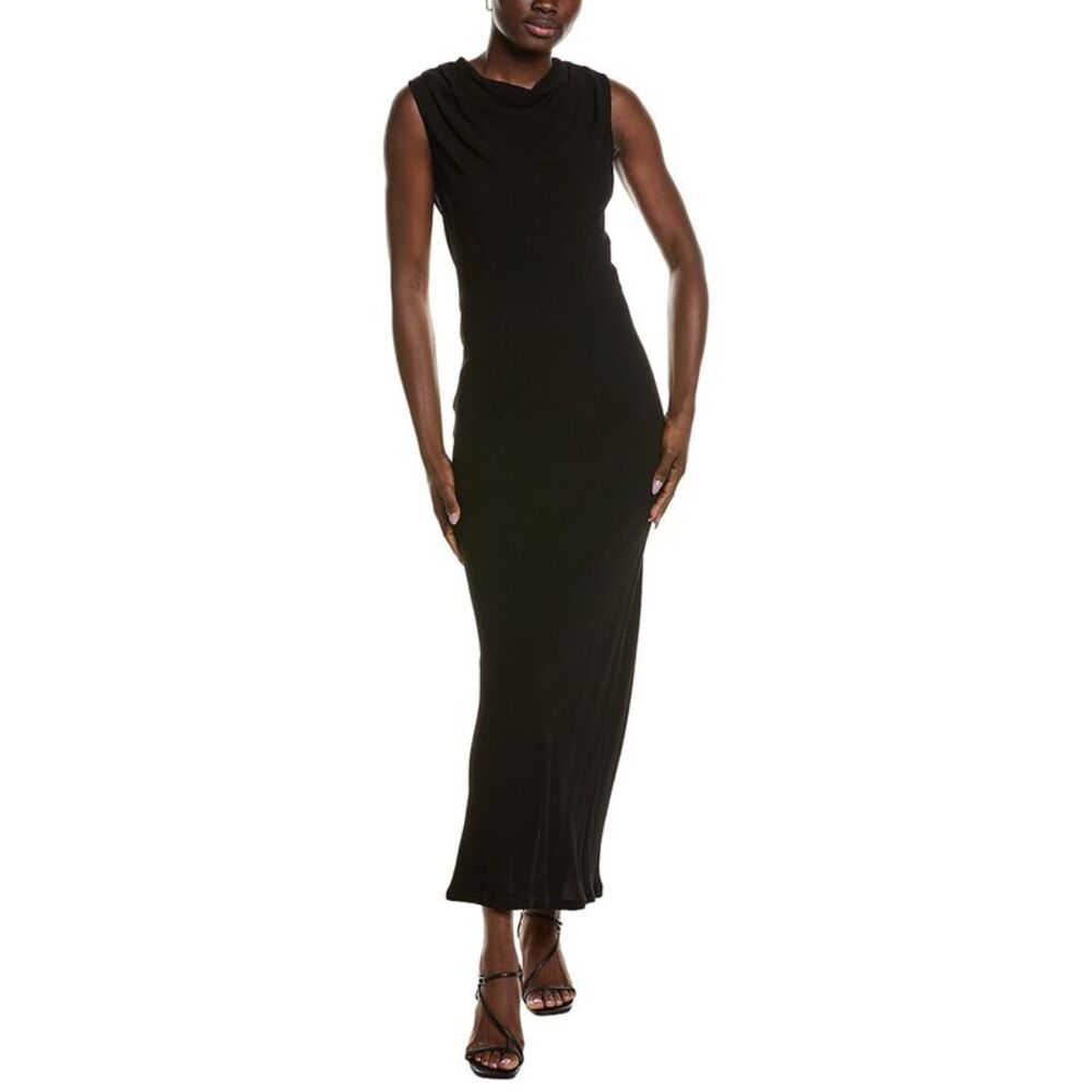 Emerson Fry Womens  Sculptural Dress, Black